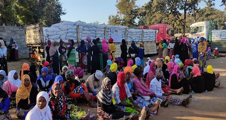 Relief Distribution in Central Salima on 19-06-2022.
